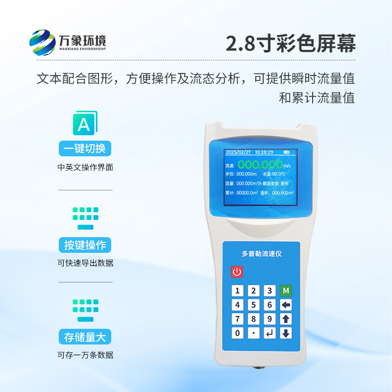 多普勒便攜流速儀，設備介紹